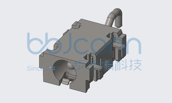 DC插座 1.30针 全铜 沉板3.0 四脚插 （DCJR0018-F02G1BR-A）