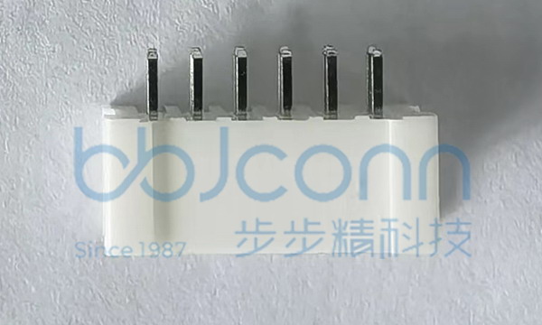 XHD-2x6A（2.54-2x6P）双排直针 带扣 白色