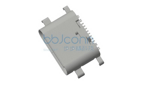 TYPE-C 16P 母座L=6.5沉板0.8 CH0.78 铜合金端子
