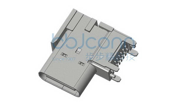 TYPE C 16PIN 母座 侧插SMT L=14.0 CH=7.2