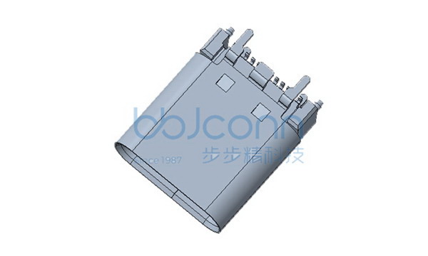 TYPE-C 24PIN 母座 直立式 H=10.0