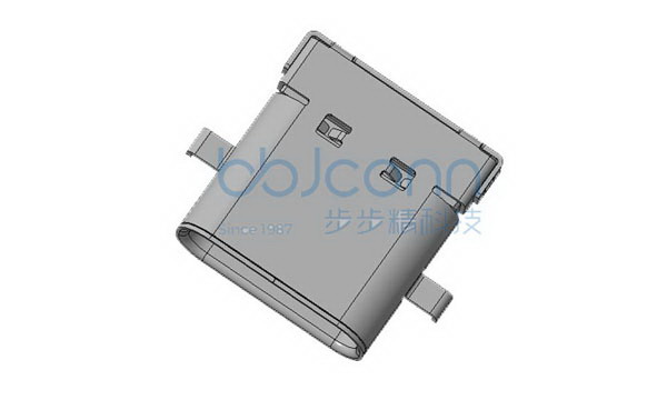 TYPE-C 24PIN 母座 沉板1.37 L=10.0 CH=0.34 双壳 脚长0.6