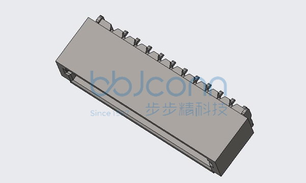 针座 1.0-11P 卧贴 米黄色