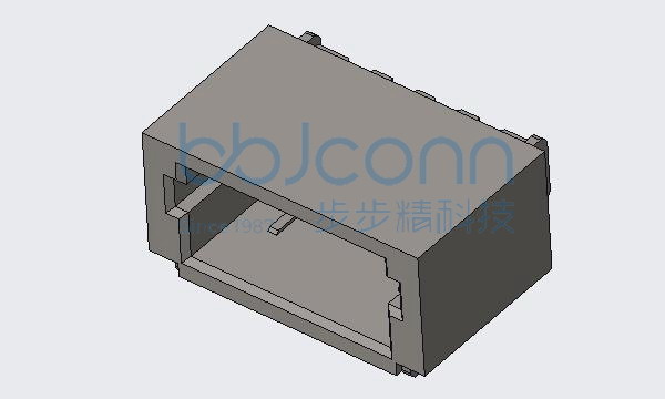 针座 1.0-4P 卧贴 米黄色