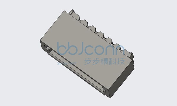 针座 1.0-6P 立贴 加盖 米黄色