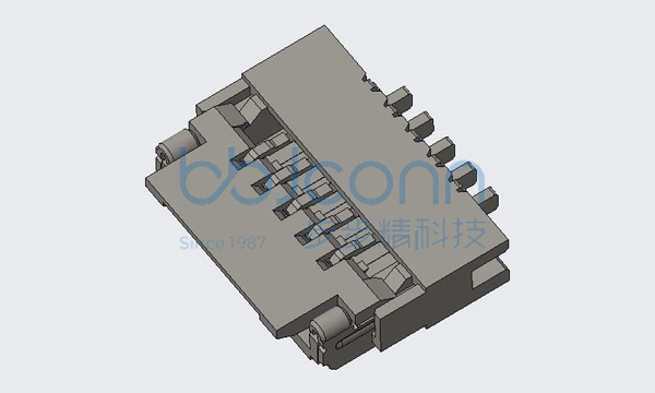 FPC 0.5-5P 翻盖下接 H=1.0（FPC0510）