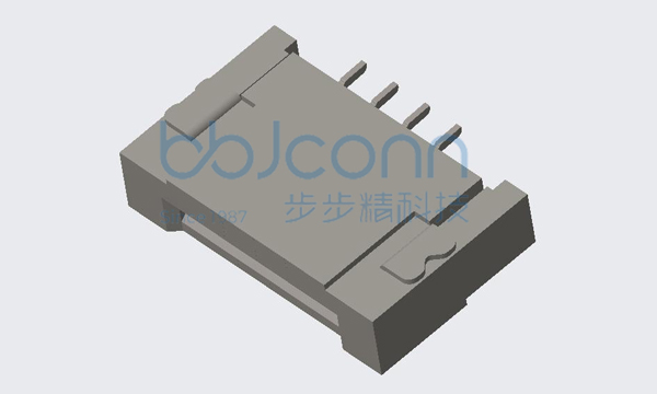 FPC 1.0-4P 后翻式 H=2.0 （FB1020）