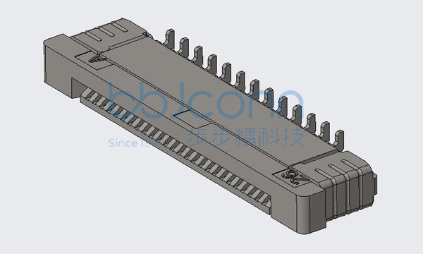 FPC 0.5-26P 立贴带锁 H=2.0