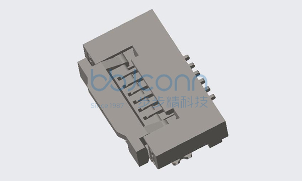 FPC 0.5-6P 翻盖下接 H=1.5