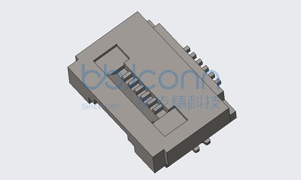 FPC 0.5-6P 翻盖下接 H=2.0