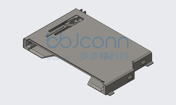 SD 11P H2.8 短体卡座 黑胶 全贴 带柱