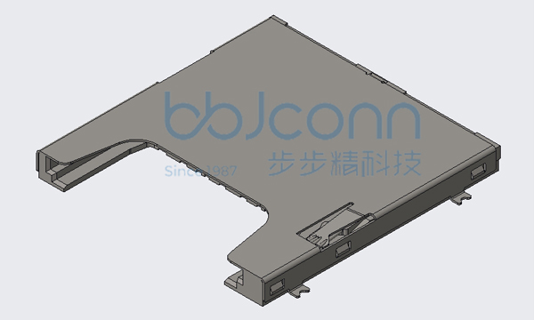 卡座 SD 4.0 CARD PUSH 19P L=29.4 H=3.0 板上外焊 四脚贴 带柱