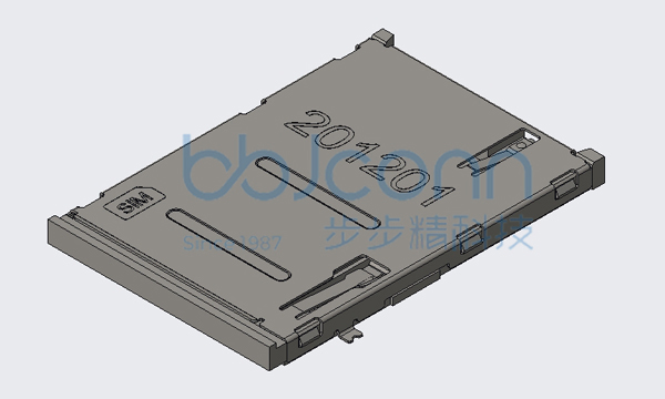 卡座 SIM 8PIN P-P 贴片 带柱 H=2.0