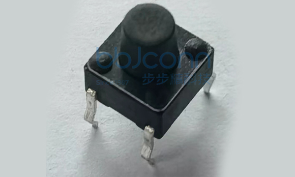 轻触开关 6x6x7 直插 不锈钢弹片 260G