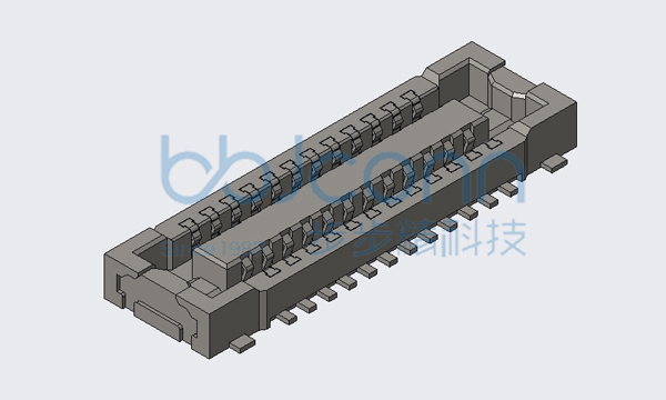 板对板连接器 母座 0.40-2x12P 单槽BTB SOCKET SMT 合高H=0.80 （AXE524）