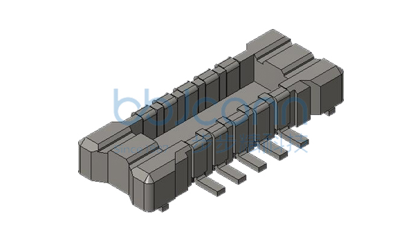 板对板连接器 公座 0.40-2x5P 单槽BTB PLUG SMT 合高H=0.80 （AXE610）