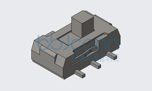 拨动开关 SK-14-G1.5 立式 六脚贴片 带柱 SMT