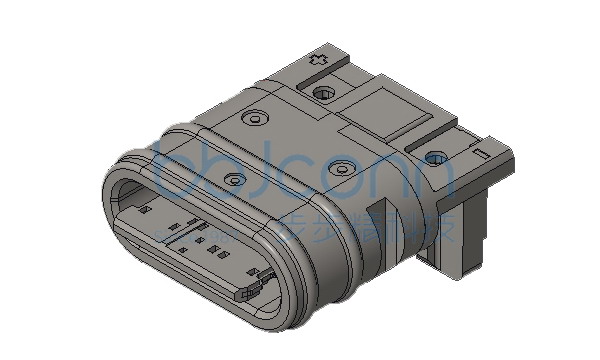 TYPE C 4P 防水 线端 带凸台 客户图