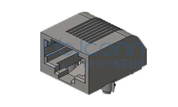 网络接口 RJ11 1x1 8P8C 90度 L=18.26 无灯 无弹 全塑 DIP （57221188IWA1DB1057）