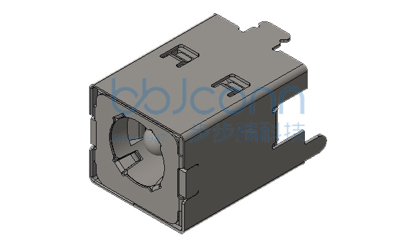DC插座 2.5针 180度 H=13.0 全铜 三脚插 编带 (DC550250-1392-20000H)