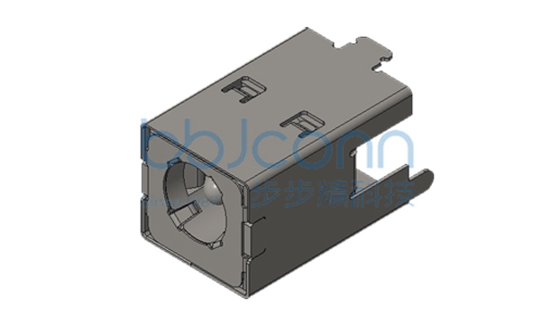 DC插座 DC550200-1386-20000H 2.0针 180度 H=15.0 三脚插 全铜 加盖编带