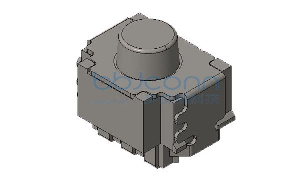 轻触开关 4x5x3.5 侧按 沉板 三脚贴片 260gf 编带