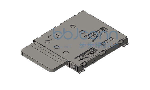 卡座 NANO SIM CARD PUSH PUSH 7PIN H=1.37 贴片 带柱 编带(CS-315-07137PW)