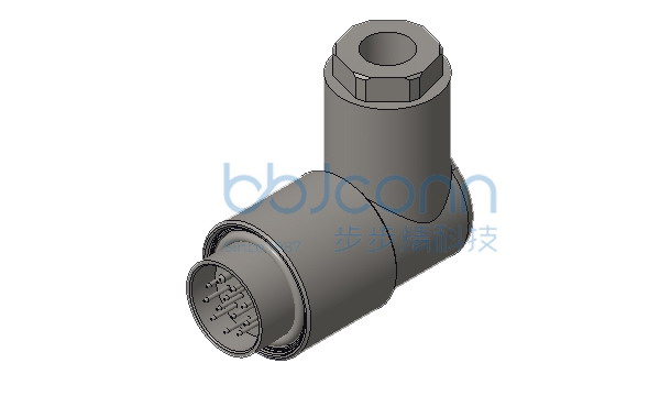 航插公头RA_SF20-12P 弯头