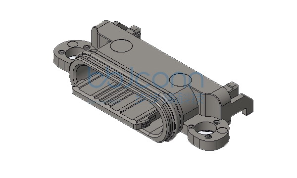TYPE-C 14P 防水母座 锁板式 带凸点 端子SMT 舌片外漏1.40 沉板0.98 L=4.60 CH=0.60 IPX7 编带