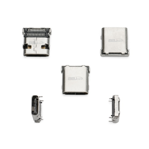 USB4 Gen3 USB TYPE C 24pin 母座 错位双贴板上外壳无弹 L=9.87 CH1.73==UC.01.52-1L-0003_调整大小
